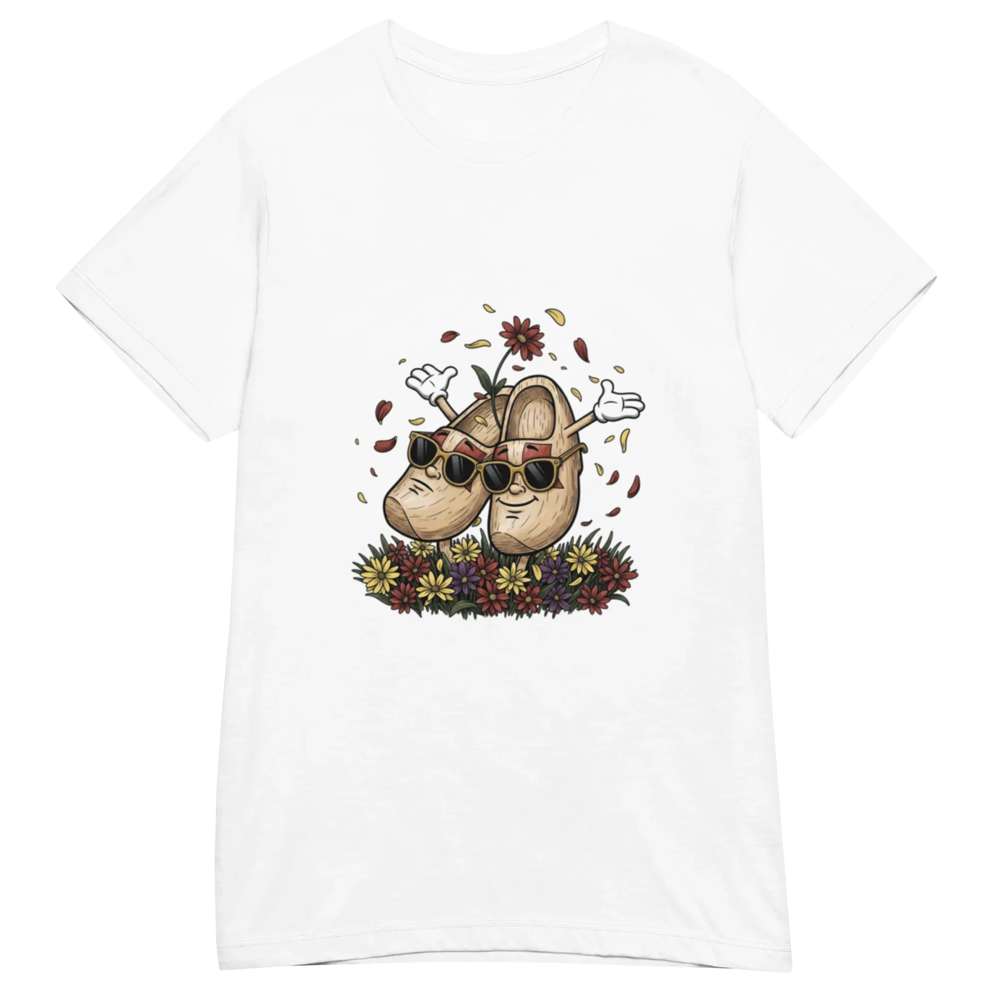 HAPPY FRIENDS women’s t-shirt - Red / S - Printoo Shop - 1206472_22182