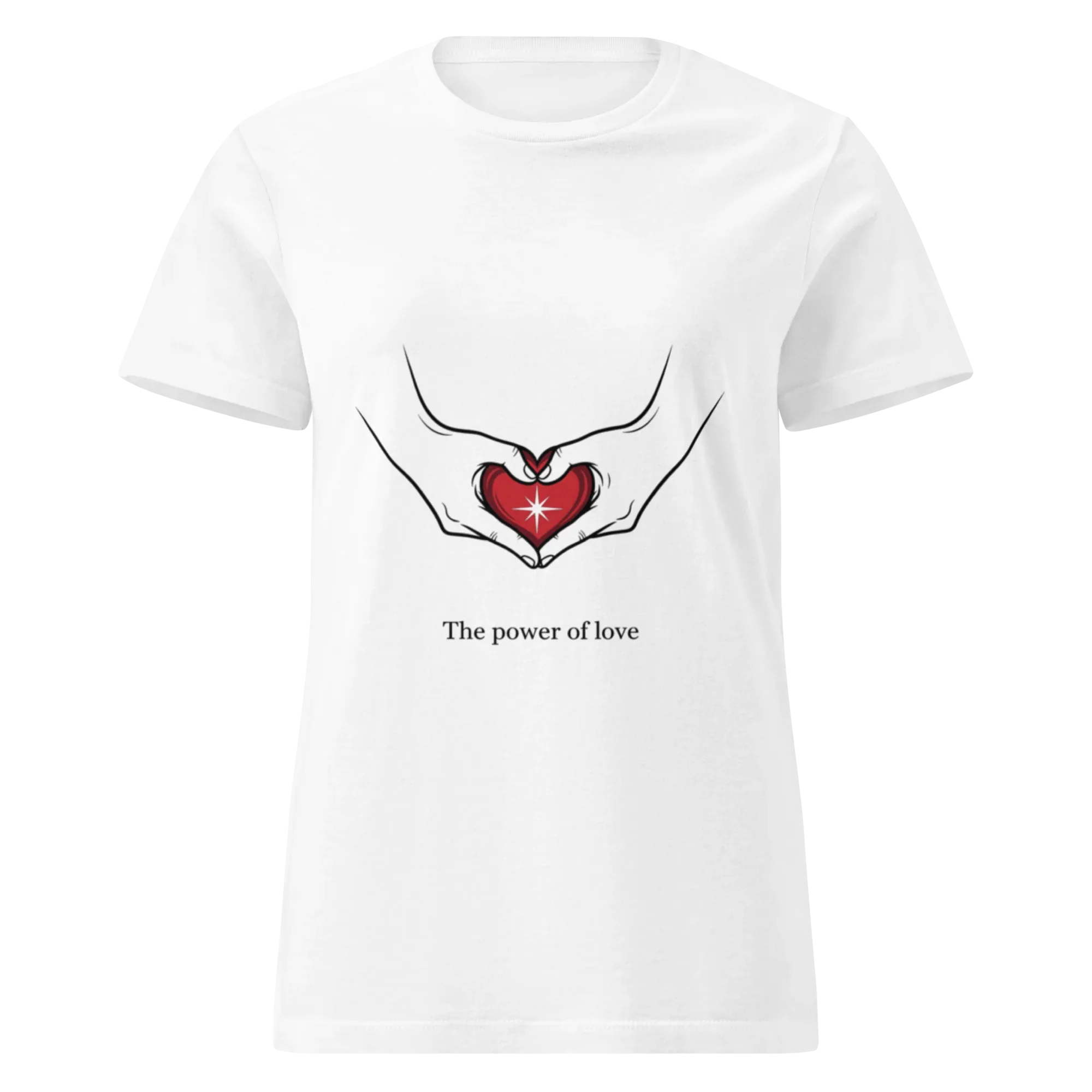 POWER OF LOVE women’s t-shirt - - Printoo Shop -