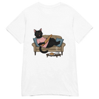 CAT WITH BAGUETTE ON women’s t-shirt - Red / S - Printoo Shop - 4308768_22182