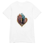 HEART OF A LION women’s t-shirt - Red / S - Printoo Shop - 5041022_22182