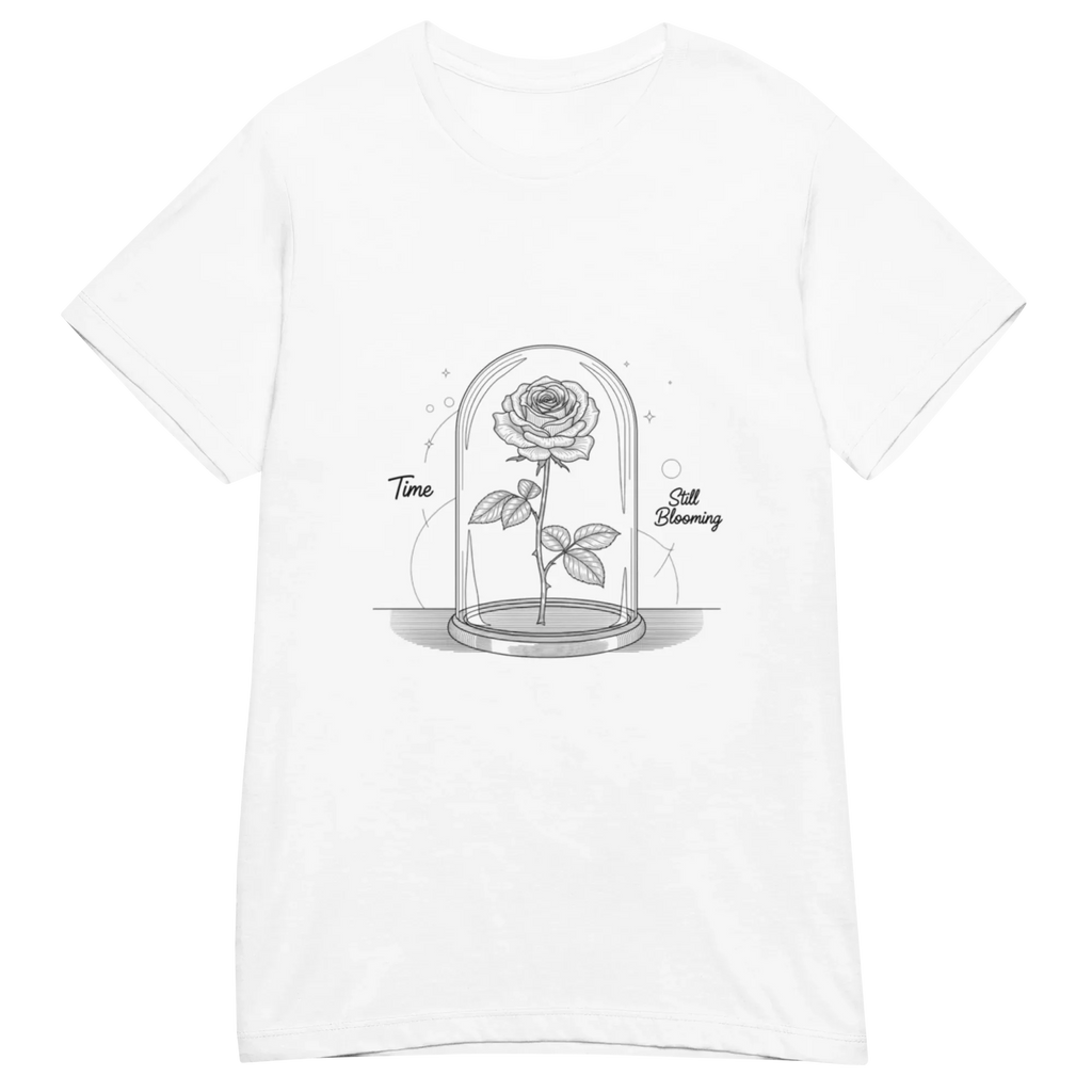 STILL FLOURISHING ROSE women’s t-shirt - Red / S - Printoo Shop - 4700314_22182