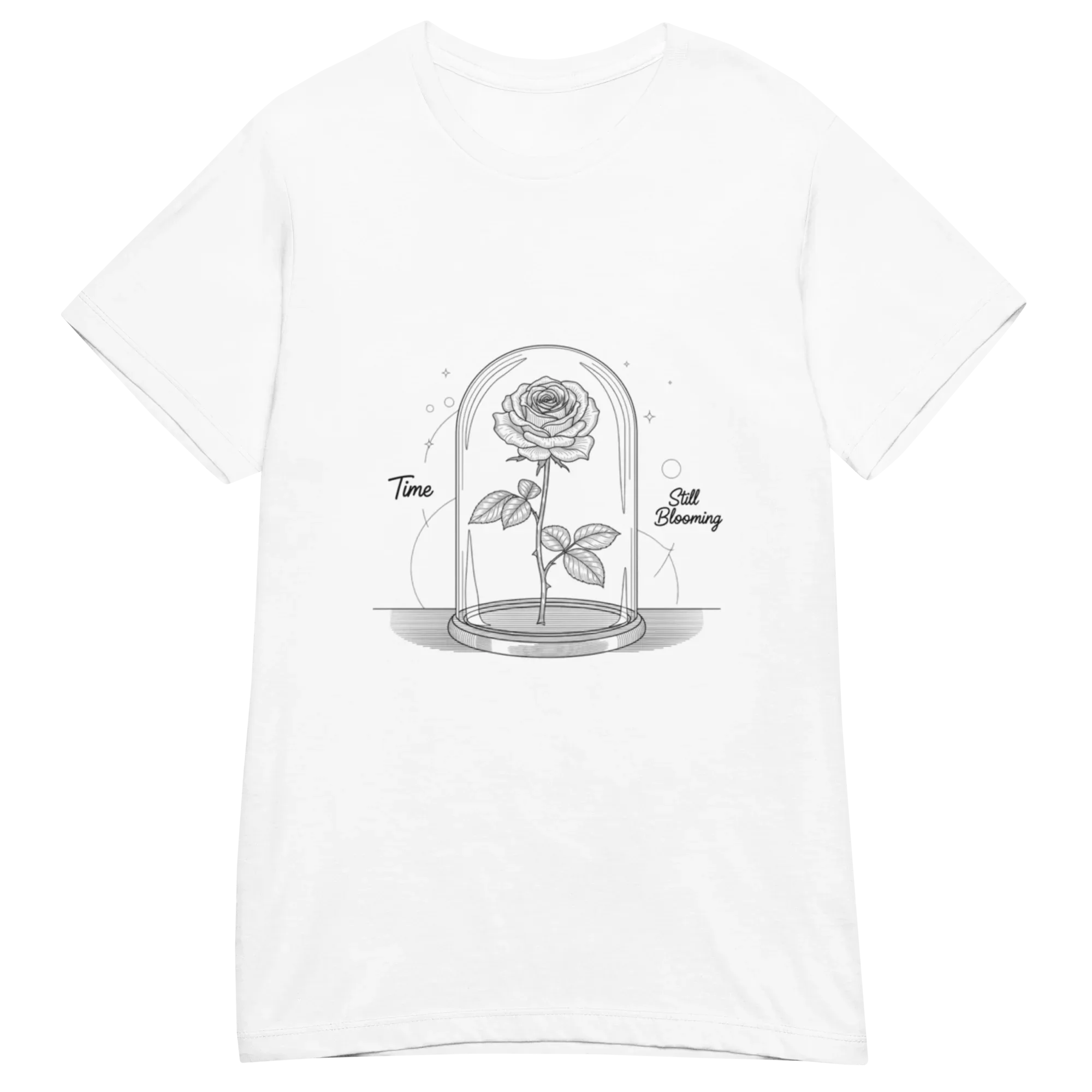 STILL FLOURISHING ROSE women’s t-shirt - Red / S - Printoo Shop - 4700314_22182