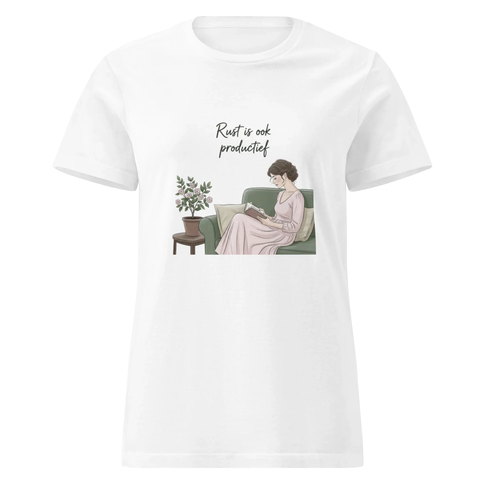 REST IS ALSO PRODUCTIVE women’s t-shirt - - Printoo Shop -