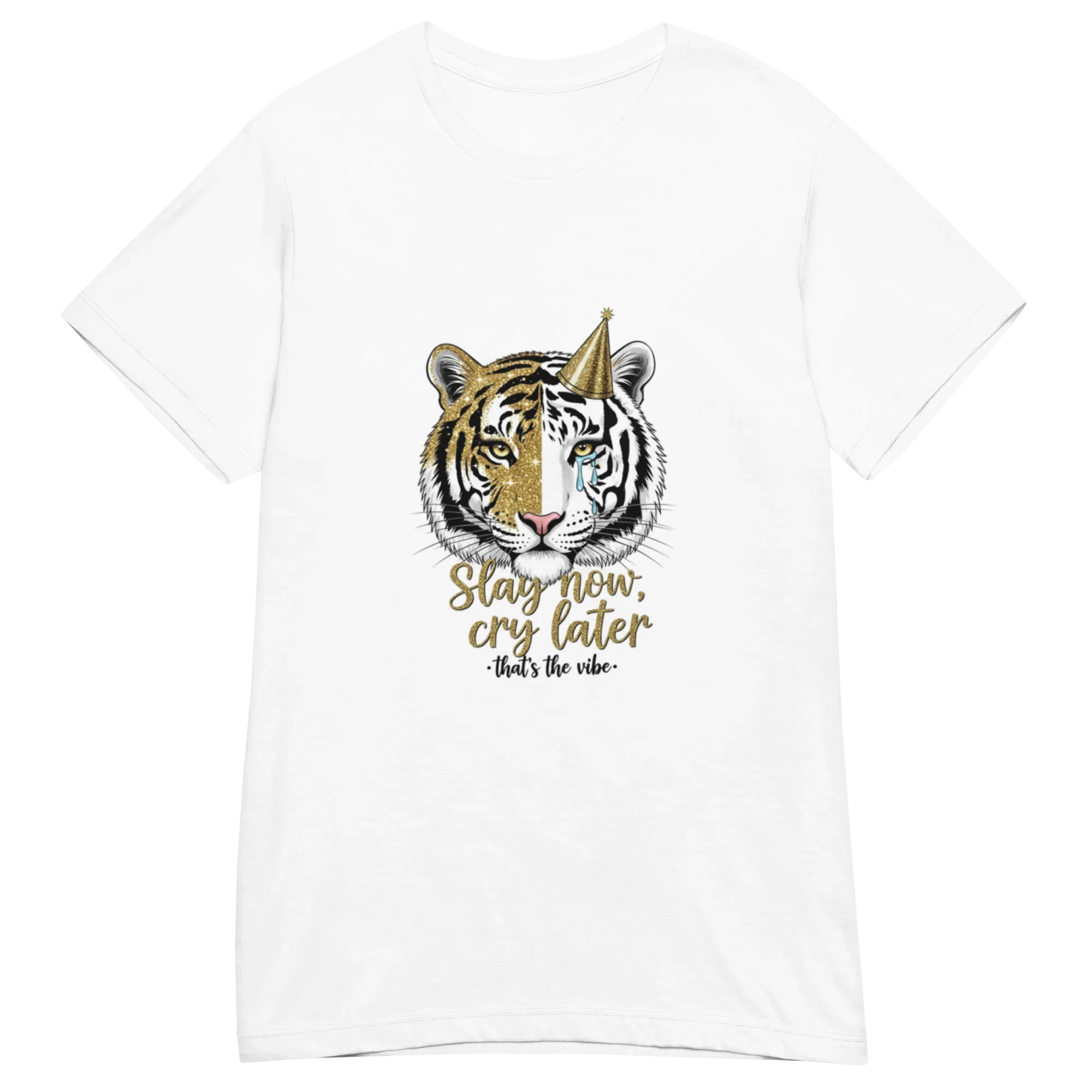 CRY LATER women’s t-shirt - Charcoal / S - Printoo Shop - 9400795_22176