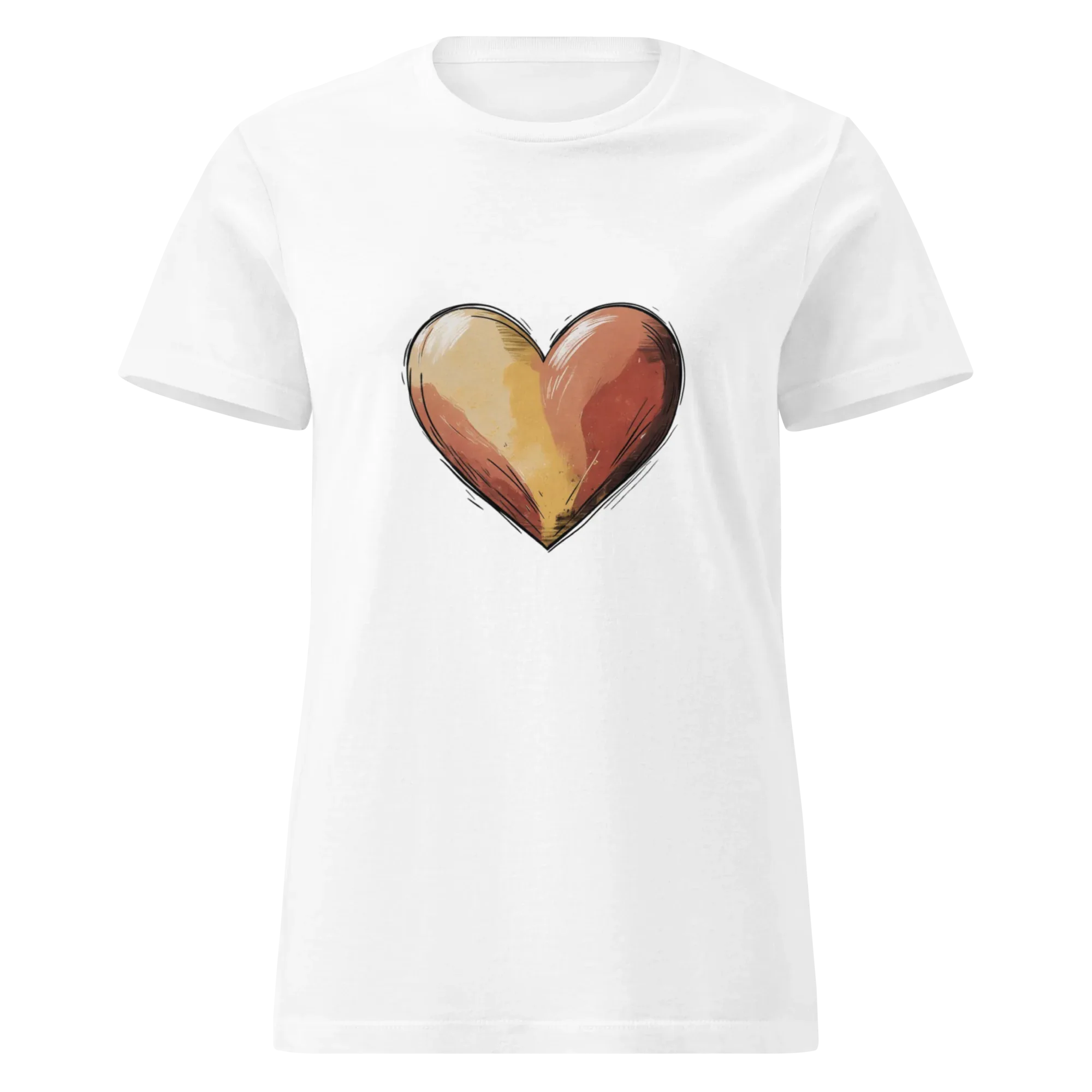 HEART OF EARTH women’s t-shirt - - Printoo Shop -