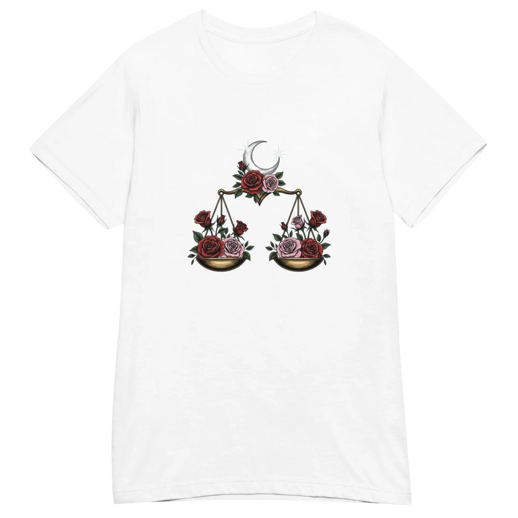 MOON BALANCE women's t-shirt - Charcoal / S - Printoo Shop - 9894625_22176