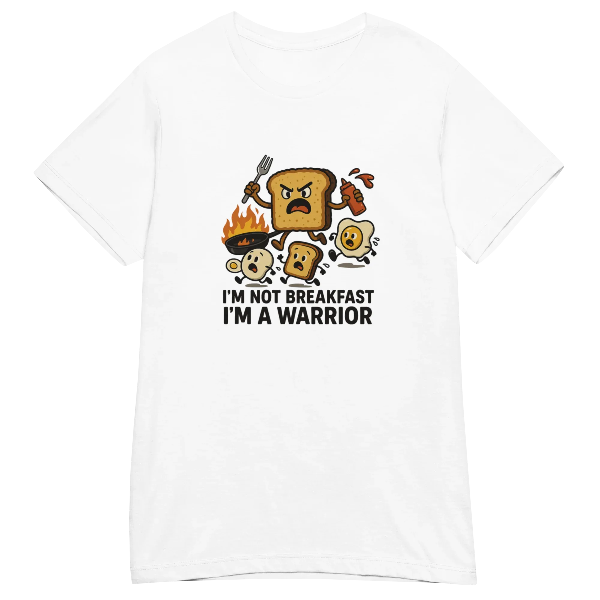 I'M NOT BREAKFAST women’s t-shirt - Heliconia / S - Printoo Shop - 1855427_22177