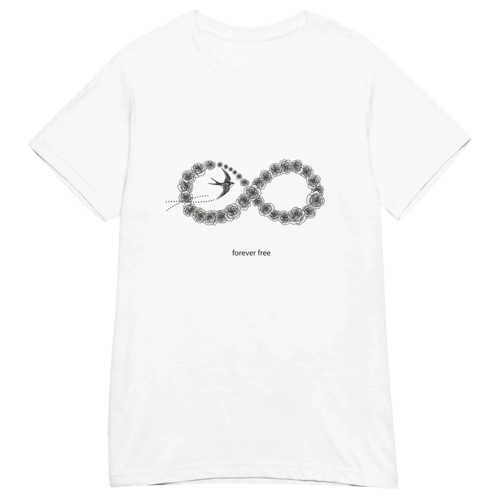 FOREVER IN BLOOM women’s t-shirt - Charcoal / S - Printoo Shop - 9492989_22176