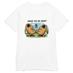 WOOD YOU BE MINE? women's t-shirt - Red / S - Printoo Shop - 6912551_22182