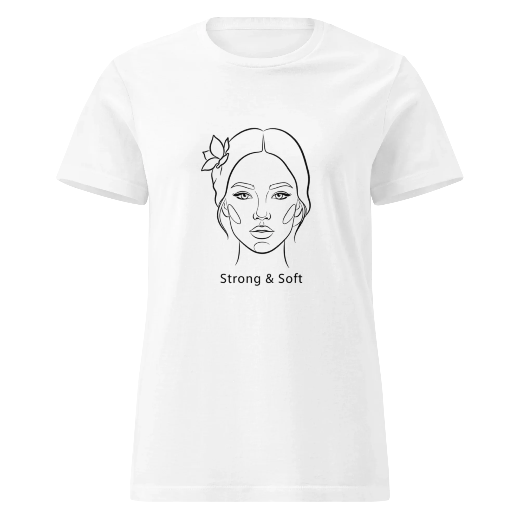 STRONG & SOFT women's t-shirt - - Printoo Shop -