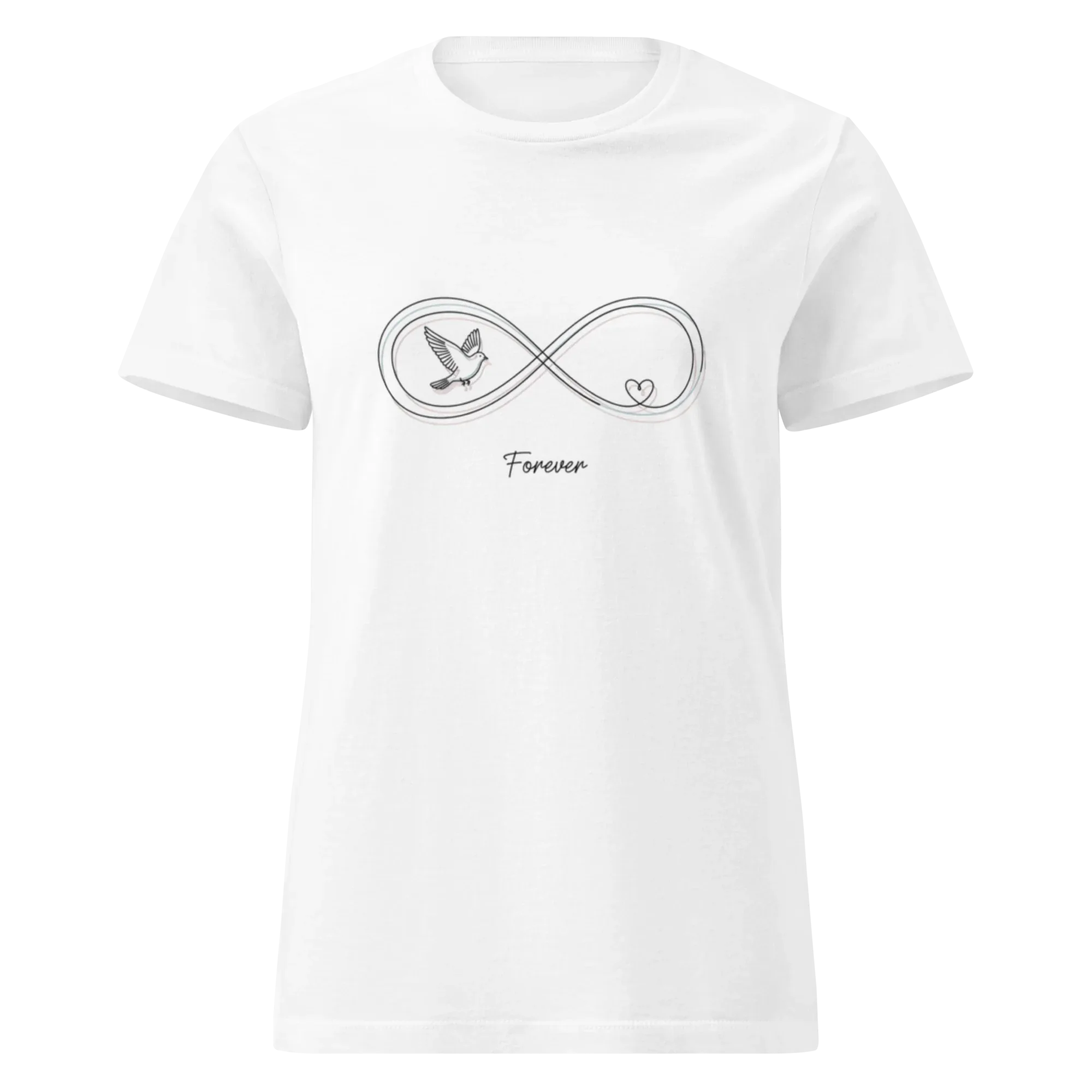 INFINITY HEART women's t-shirt - - Printoo Shop -