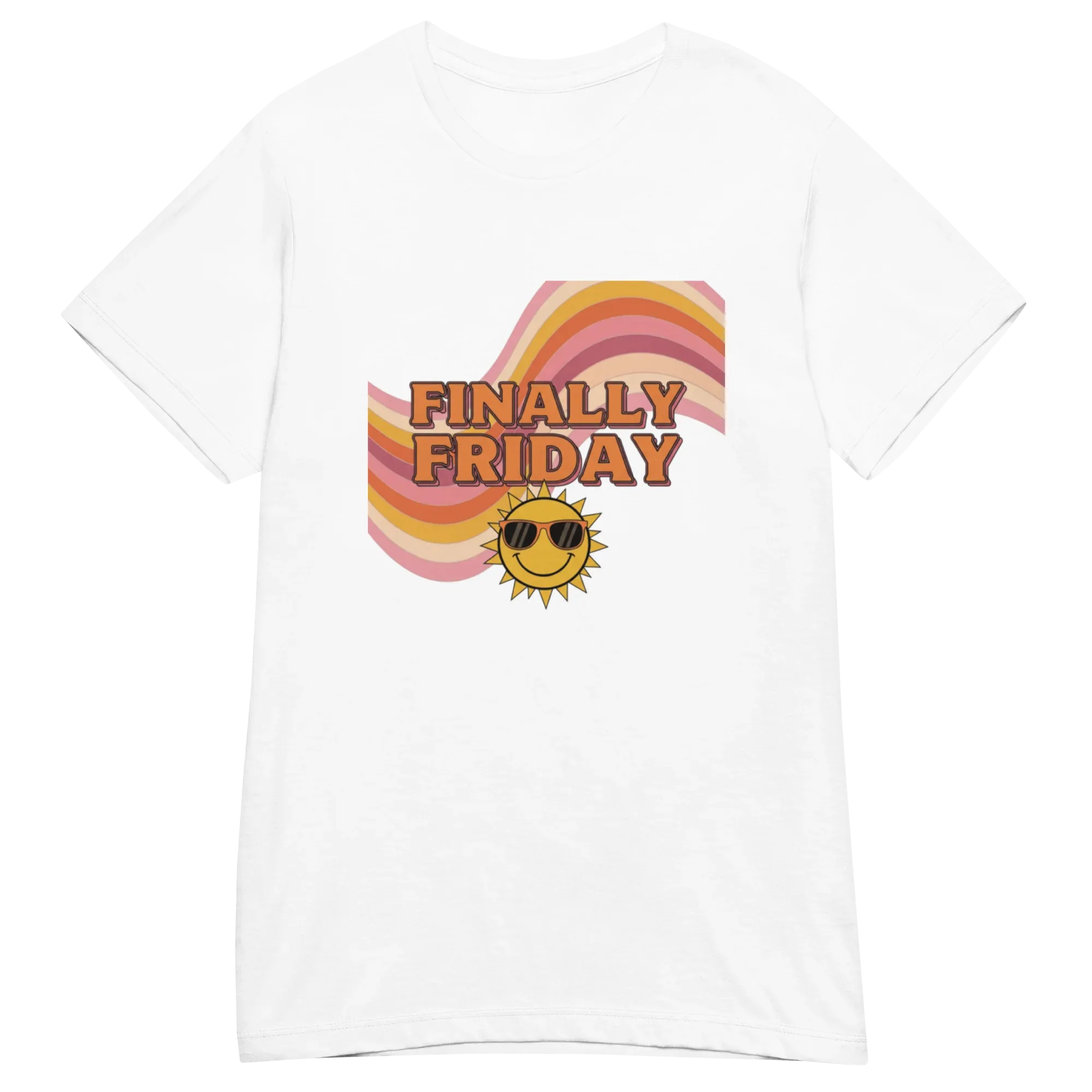 FINALLY FRIDAY women's t-shirt - Heliconia / S - Printoo Shop - 6105896_22177