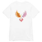 FIRE & BLOOM women's t-shirt - Heliconia / S - Printoo Shop - 6928077_22177