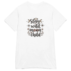 STAY WILD MOON CHILD women's t-shirt - Red / S - Printoo Shop - 2005728_22182