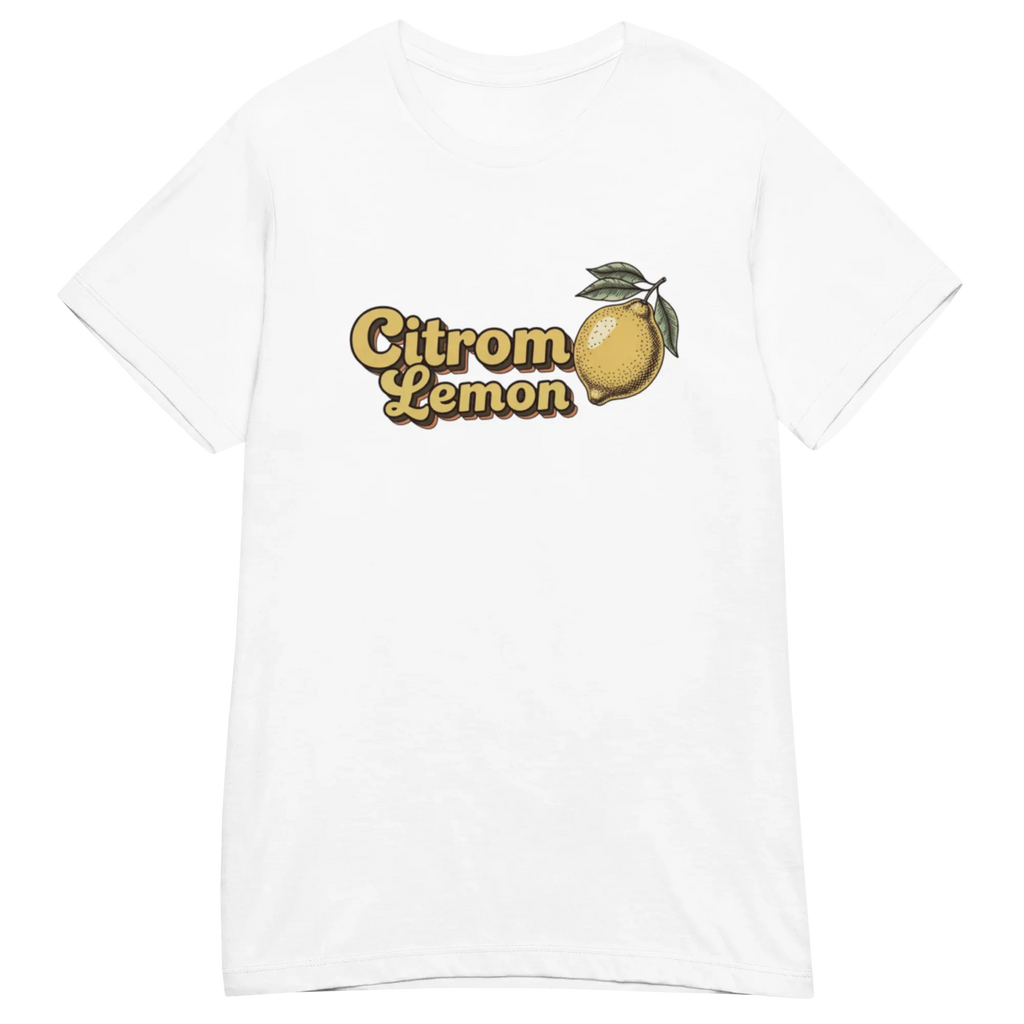 LEMON women’s t-shirt - Red / S - Printoo Shop - 8169444_22182