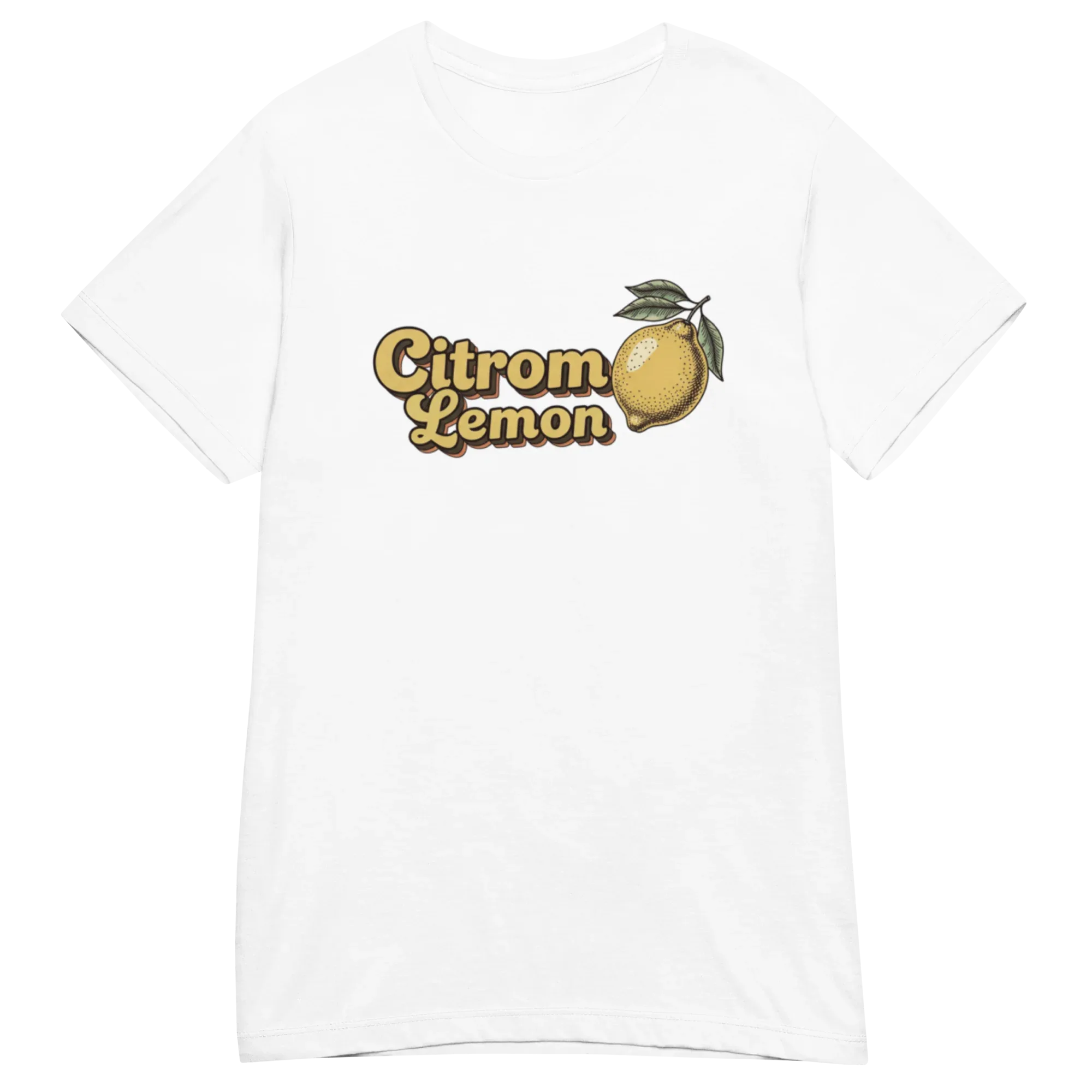 LEMON women’s t-shirt - Red / S - Printoo Shop - 8169444_22182