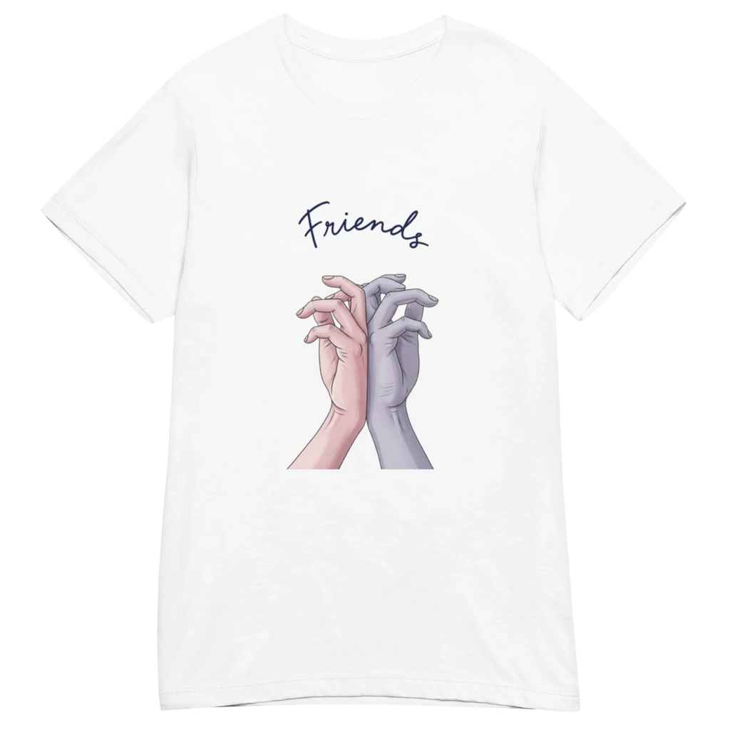 FRIENDS TOGETHER women’s t-shirt - Red / S - Printoo Shop - 2186774_22182