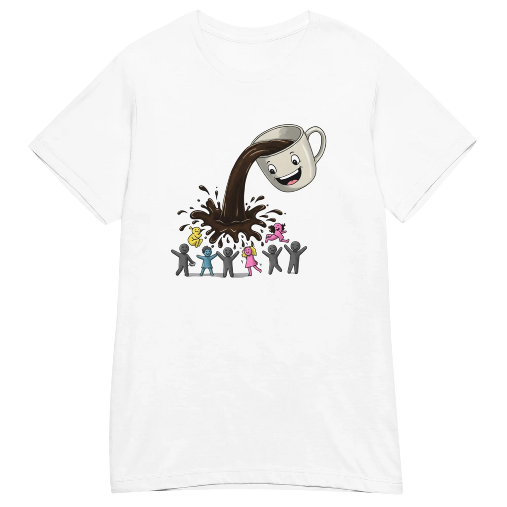 COFFEE RAIN women’s t-shirt - Heliconia / S - Printoo Shop - 5484587_22177