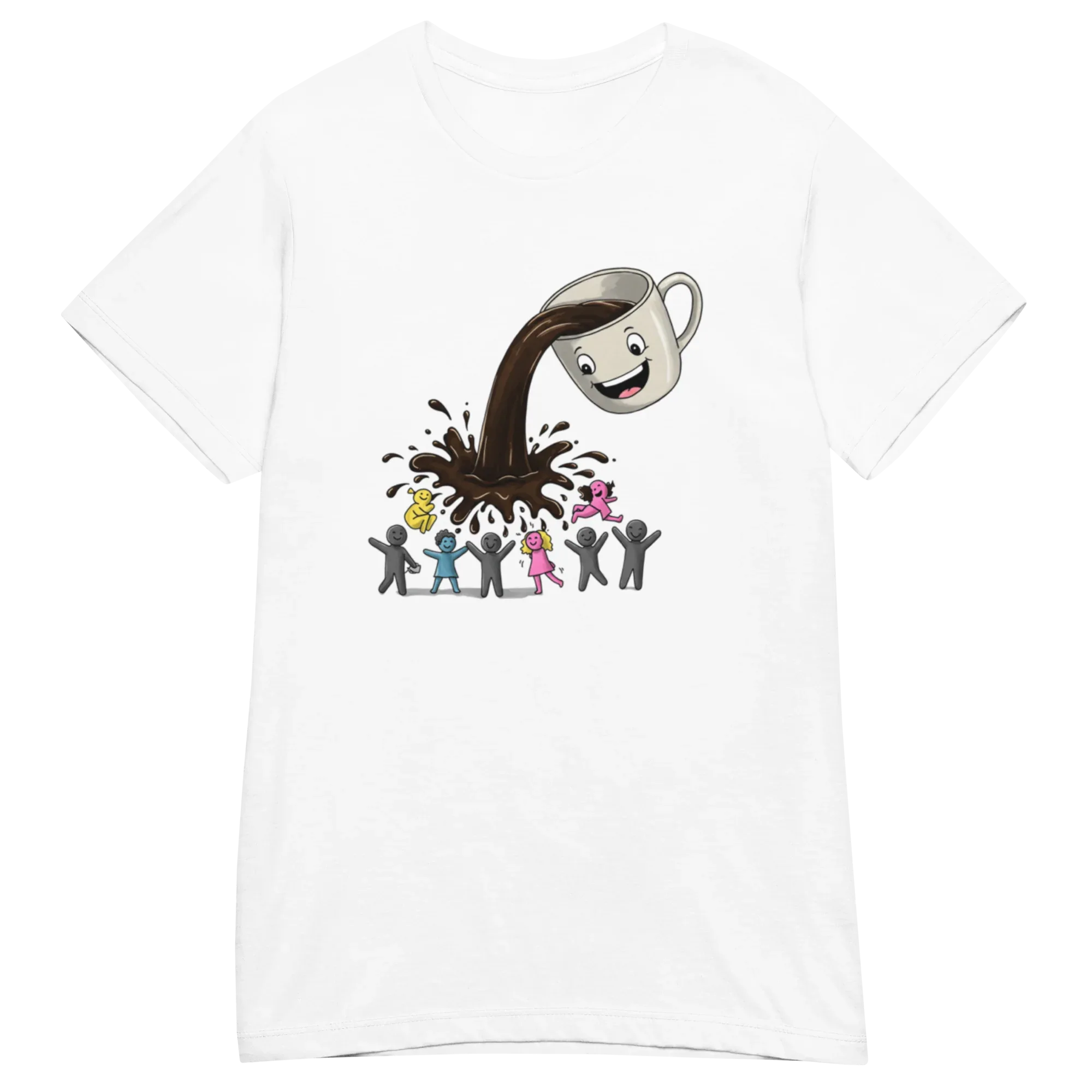 COFFEE RAIN women’s t-shirt - Heliconia / S - Printoo Shop - 5484587_22177