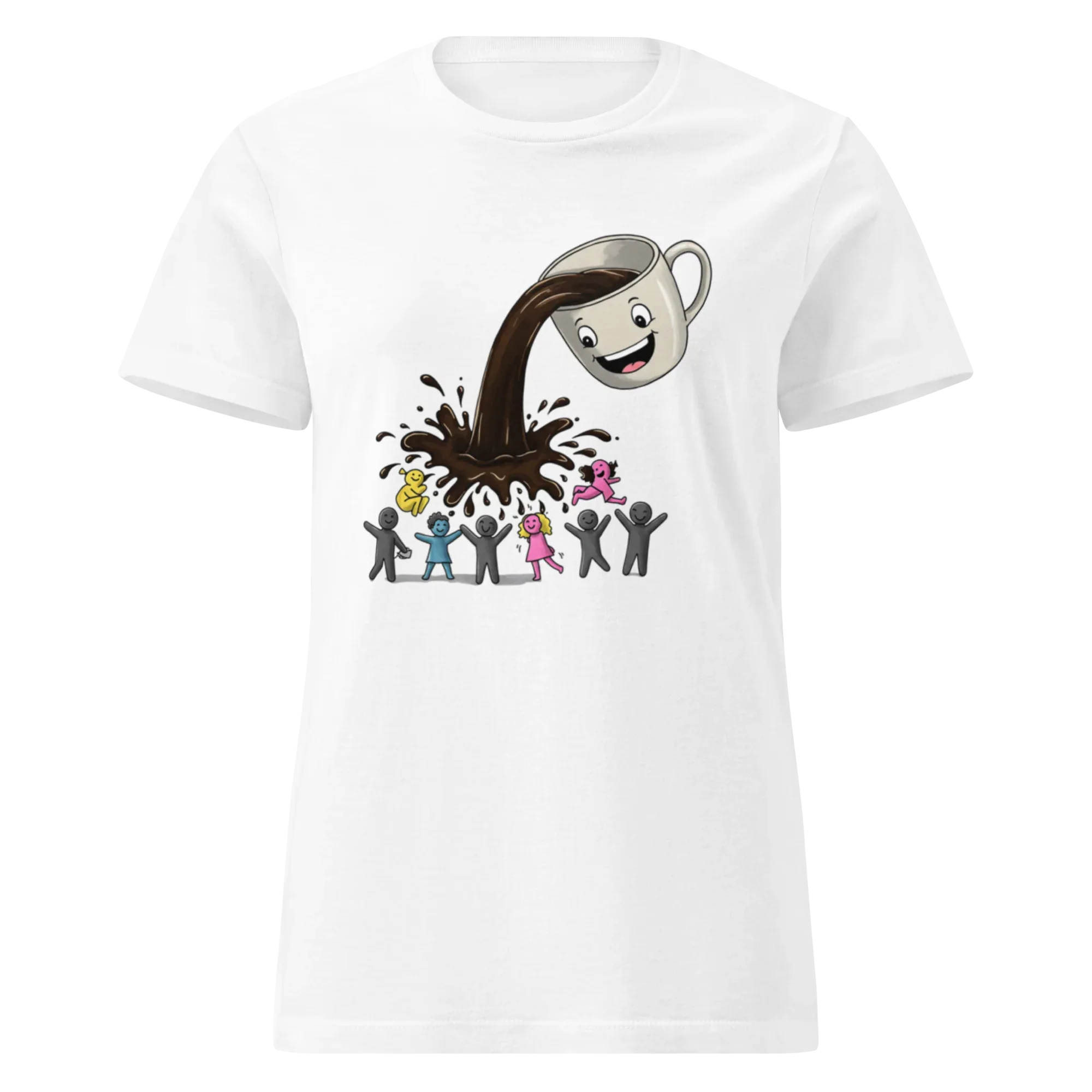 COFFEE RAIN women’s t-shirt - - Printoo Shop -