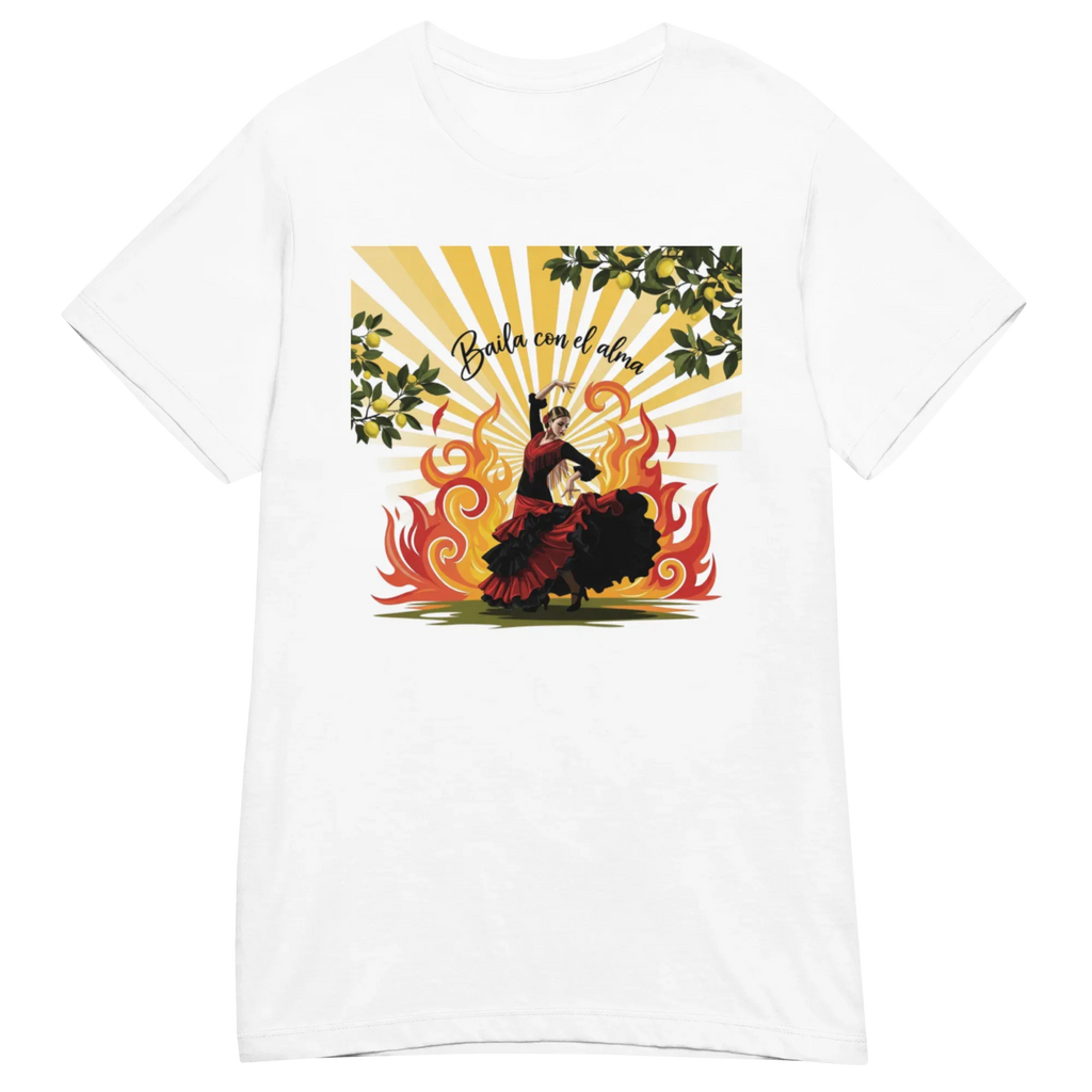 DANCE WITH YOUR SOUL women’s t-shirt - Heliconia / S - Printoo Shop - 2054301_22177