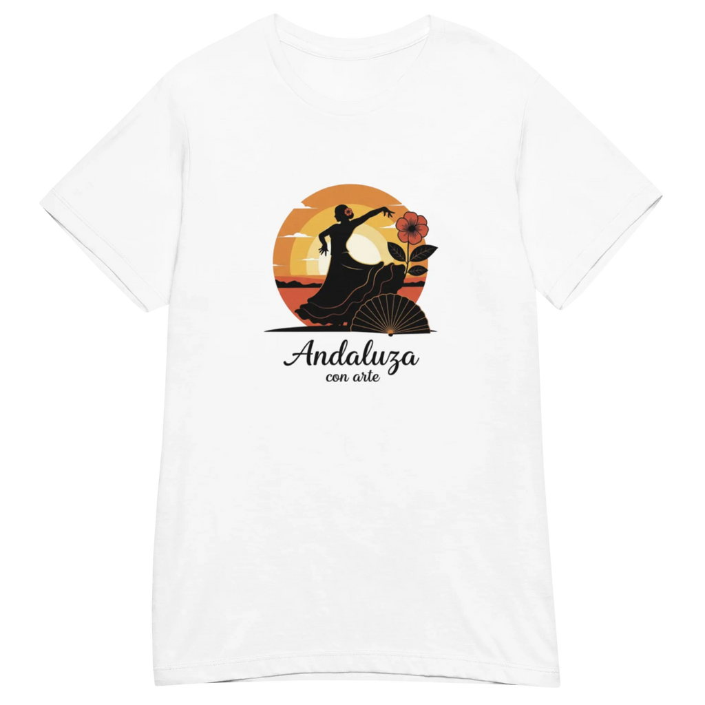 ANDALUZA CON ARTE women’s t-shirt - Printoo Shop - - t-shirt, unisex, Women's Basic Softstyle T-Shirt | Gildan 64000L