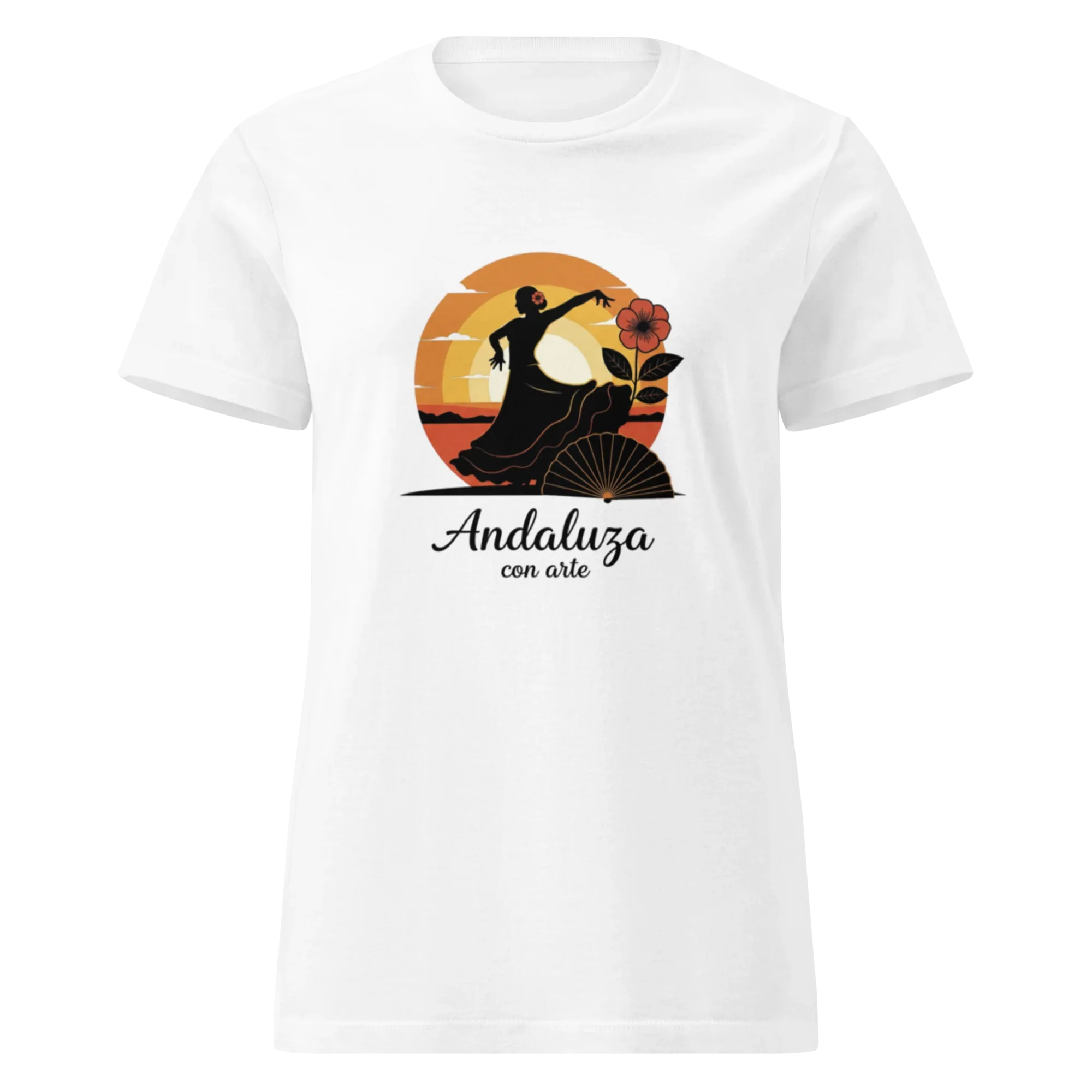 ANDALUZA CON ARTE women’s t-shirt - Printoo Shop - - t-shirt, unisex, Women's Basic Softstyle T-Shirt | Gildan 64000L