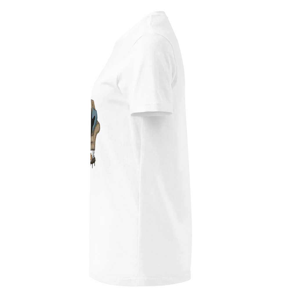 CAT WITH BAGUETTE ON women’s t-shirt - Red / S - Printoo Shop - 4308768_22182