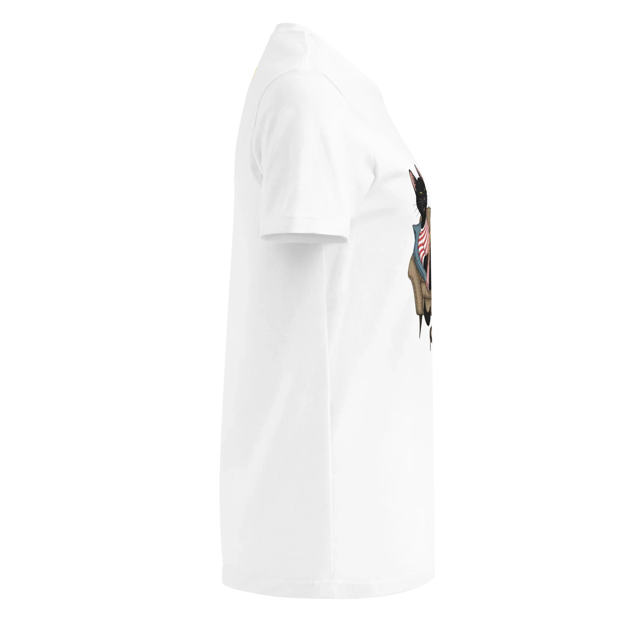 CAT WITH BAGUETTE ON women’s t-shirt - Red / S - Printoo Shop - 4308768_22182